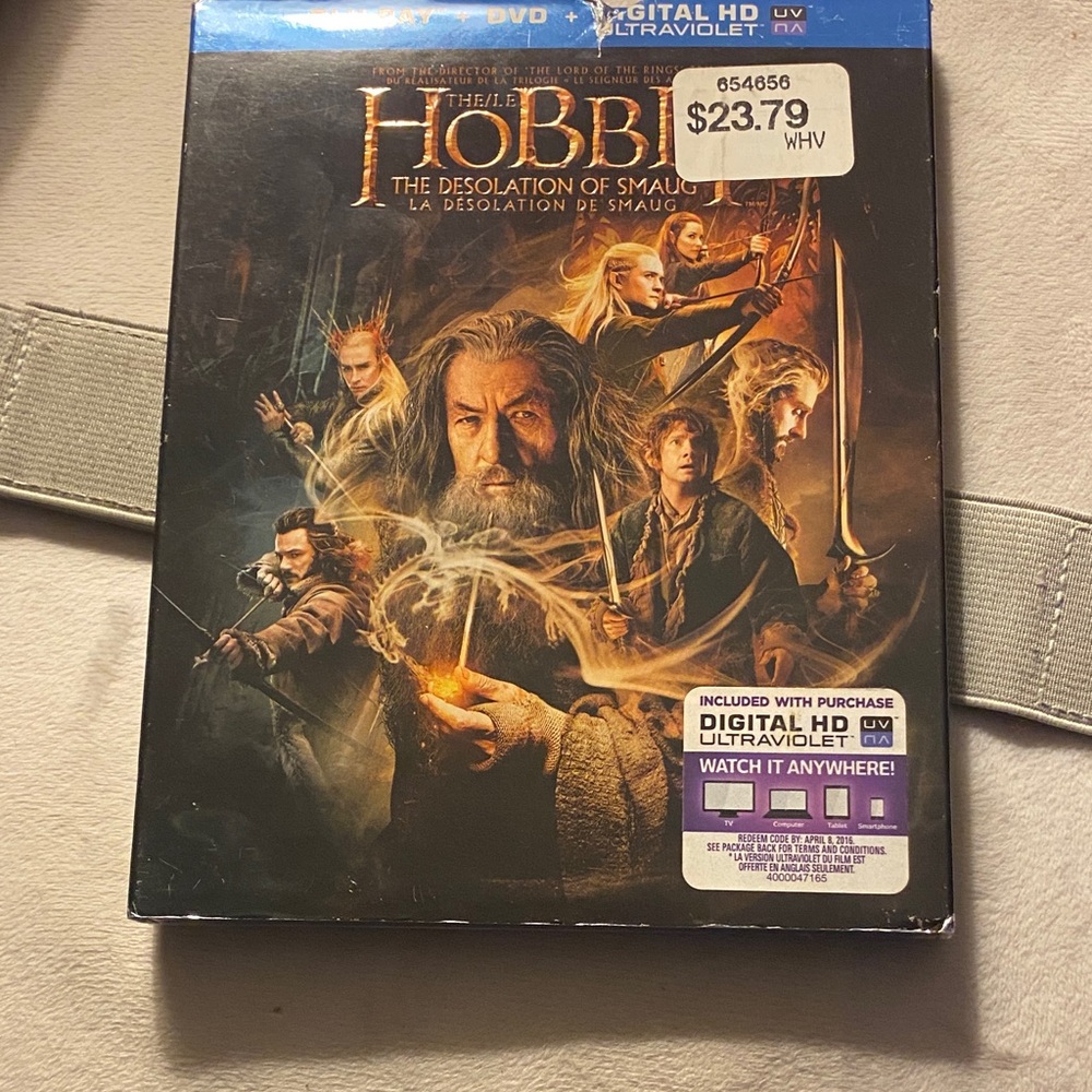 The Hobbit: The Desolation of Smaug Blu-ray 2 discs